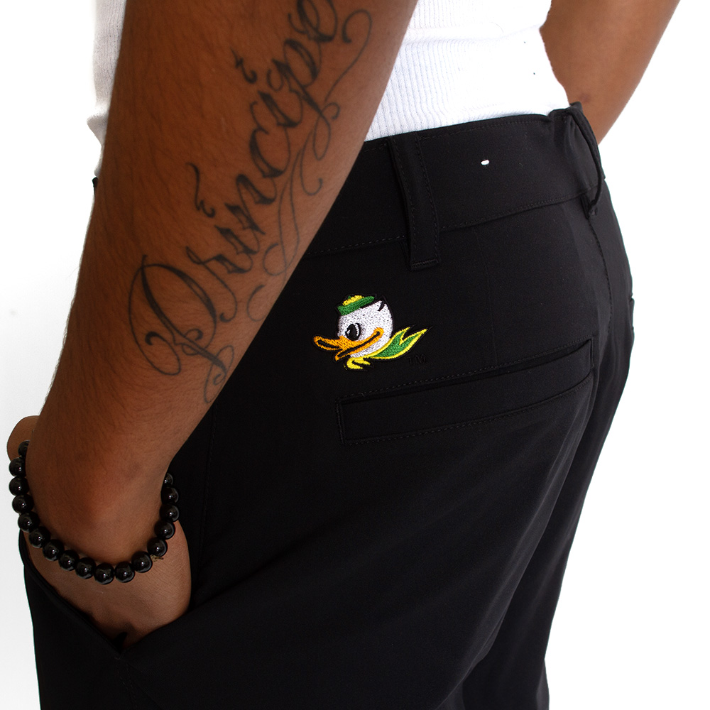 Black Nike Golf Dri-Fit Victory 23 w Duck Face over Back Pocket Pant
